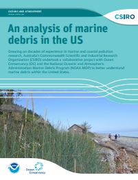 Cover photo of the report: An analysis of marine debris in the US